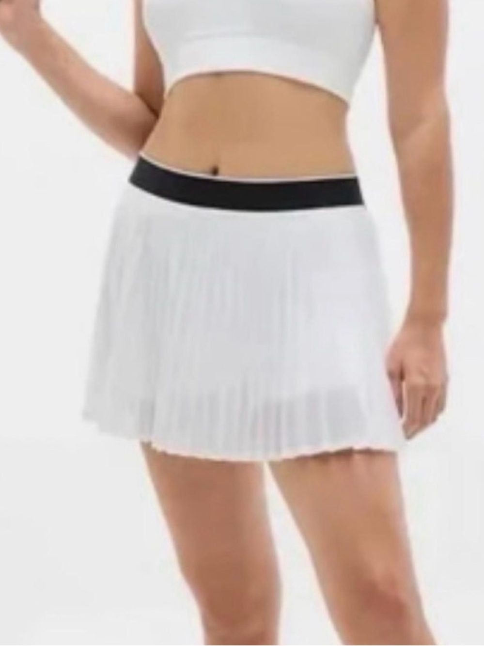 Athleta Pleated Mesh Skort